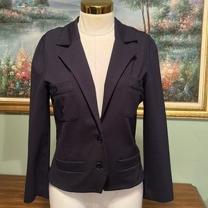 Marc by Marc Jacobs Navy Blue Back Belted Blazer